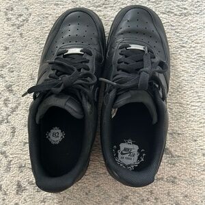 Nike Air Force 1 Black womans size 8.5